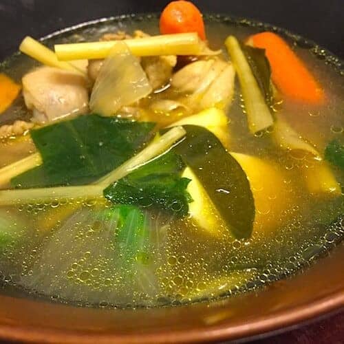 turmeric chicken soup bone broth recipe