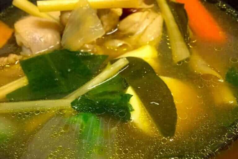 Healthy Turmeric Chicken Soup Recipe (Thai Bone Broth)
