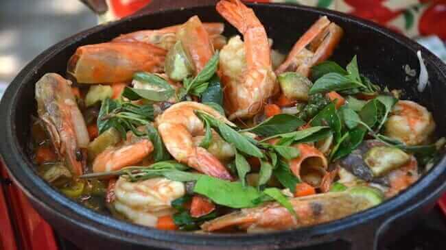 easy thai basil shrimp recipe