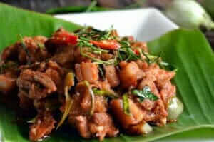 finished panang curry recipe