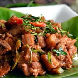 finished panang curry recipe