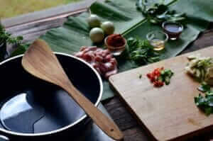 coconut cooking oil for panang curry