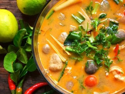 tom yum soup recipe with shrimp (goong)