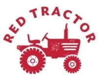 Red Tractor Foods logo for their glyphosate-free oats and oatmeal