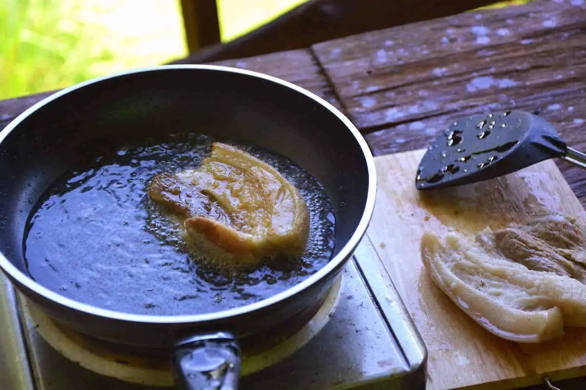 crisping the pork belly