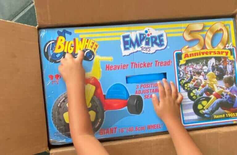 Original Toddler Big Wheel Trike Box