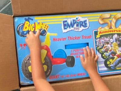 Original Toddler Big Wheel Trike Box
