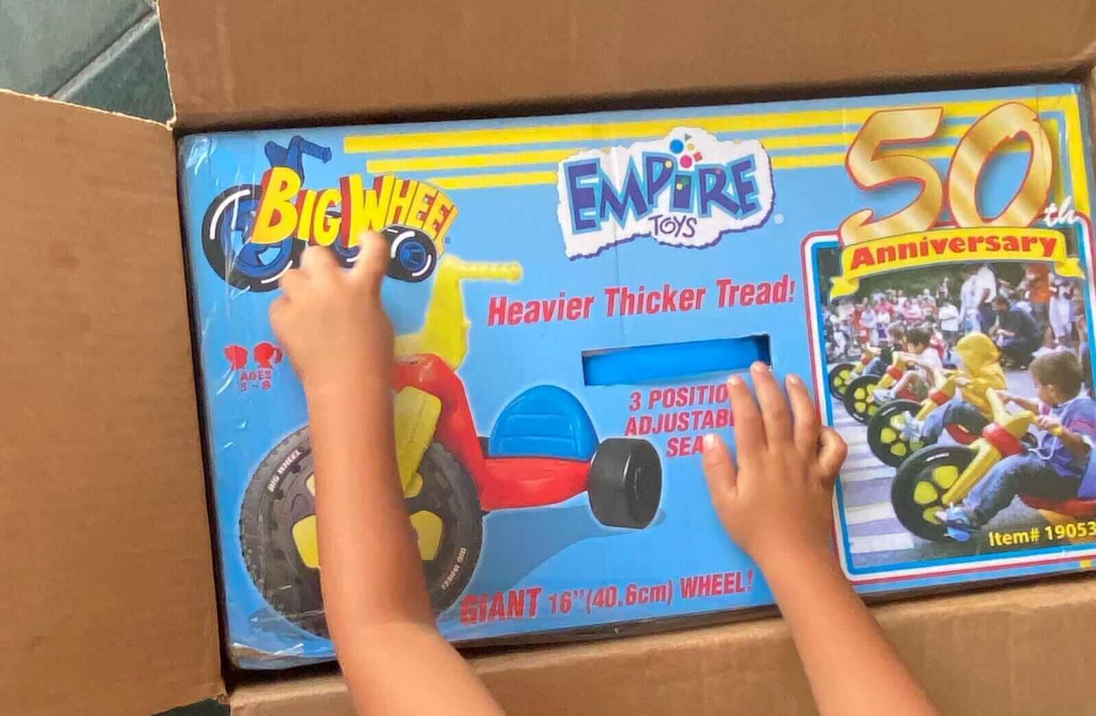 Original Toddler Big Wheel Trike Box