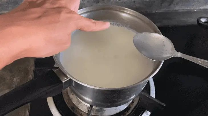 heat the raw milk for yogurt recipe