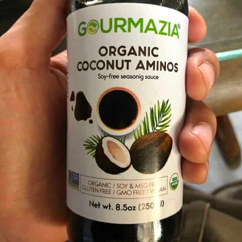 organic coconut aminos bottle